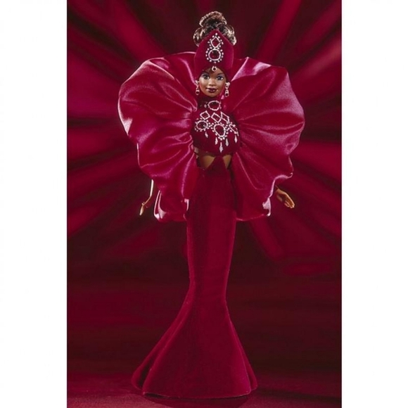 NRFB Mattel Barbie Doll Ruby Radiance Jewel Essence Collection Bob Mackie NIB